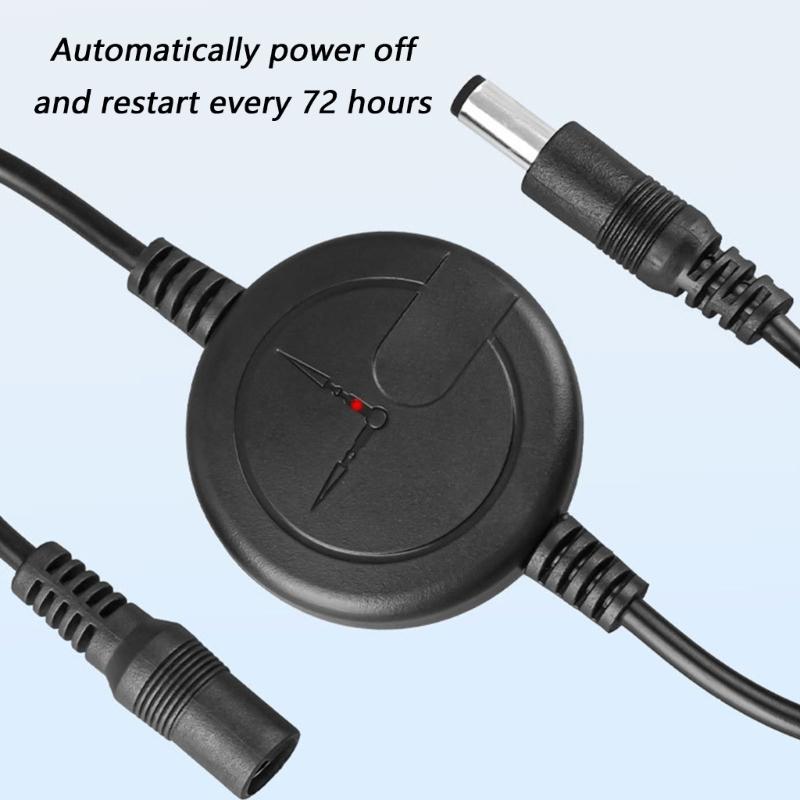 Easy Install PVC Router Rebooter Cable Intelligent Reset Cable for Various Modems Routers Automatic 72Hour Power Cycling
