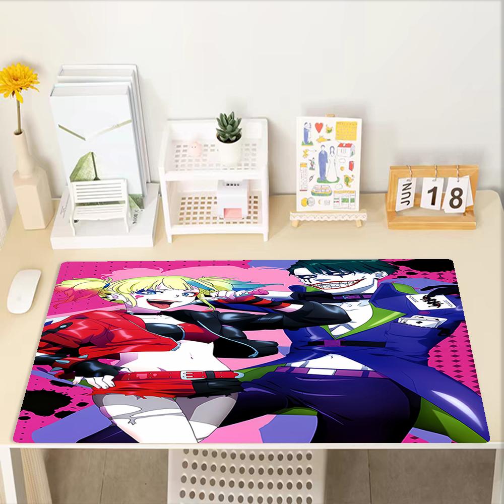 Joker Theme Mouse Pad, Non Slip Rubber Base, Multifunctional Office & Home Decor, Perfect for Workspace Personalization.