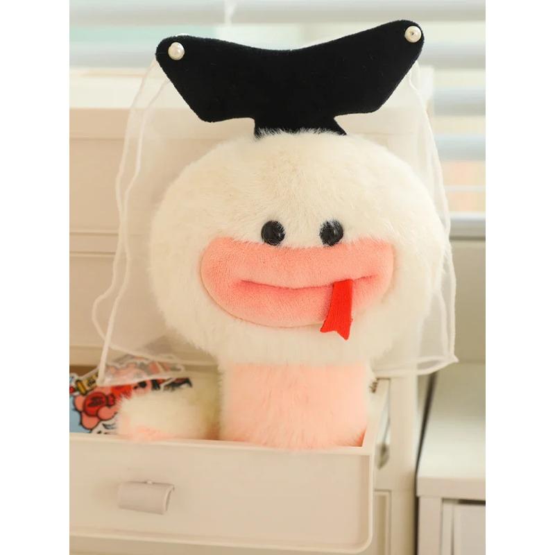 20/25CM Cartoon Snake Plush Doll Chinese Mythical Story Green Snake and White Snake Plush Doll Warm Companion Doll Funny Gifts