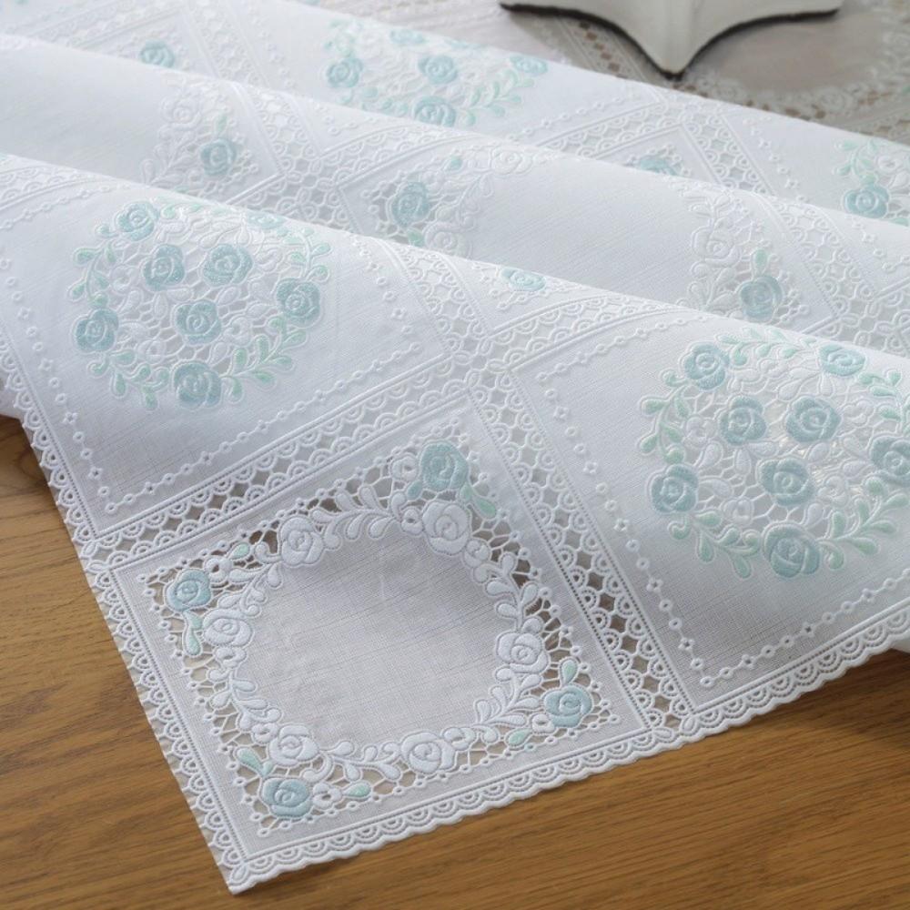 Floral Patterned Waterproof PVC Tablecloth Washable Oil Proof Table Cover Stain Resistant Erasable Table Mat Dining Tables