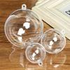 5PCS Bauble Ornament Christmas Transparent Ball Christmas Trees Open Ball Box  Parties