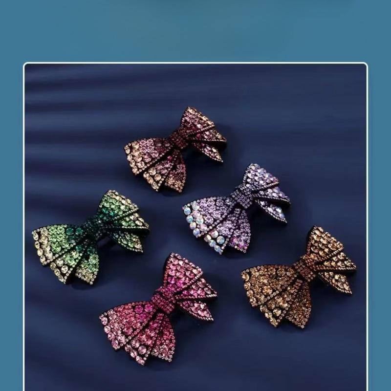 Bows Hair Clip, Updo Headband, Hairpin, Top Clip, Spring Clip, Ponytail Rear Hair Clamp, Hair Accessory
