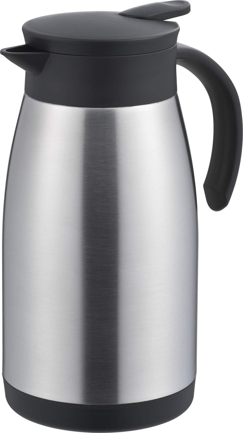 

Tamahashi RF-12 Stainless Steel Tabletop Pot, 1.0L, Keeps Food Hot or Cold, Push-Button Operation, Energy-Saving, Vacuum Insulated