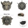 Cultural Wood Wall Hangings Medieval Nordic Portrait Sword Wall Plaques Decors