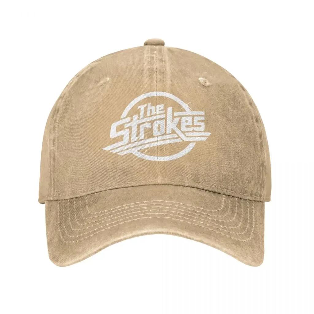 Strokes Rock Music Unisex Cappellino da Baseball da Donna Cotone Usurato Cappelli Cappellino Vintage Attività all'Aperto Vestibilità Regolabile Cappellino da Sole