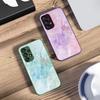 Double Petaled Clover For Samsung Galaxy S10 4G S20 11E 30 S21 21Fe 22 S24 Pro S23 Ultra 5G S8 S9 Tempered Glass Phone Case