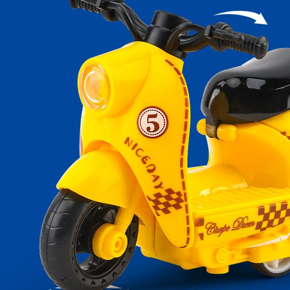 Diecast Zinc Zinc Alloy Motorcycle Model Miniature Motorcycle Pull Back Toy  Home Decoration