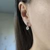 Silver Earrings with Cubic Zirkonia (60002295)