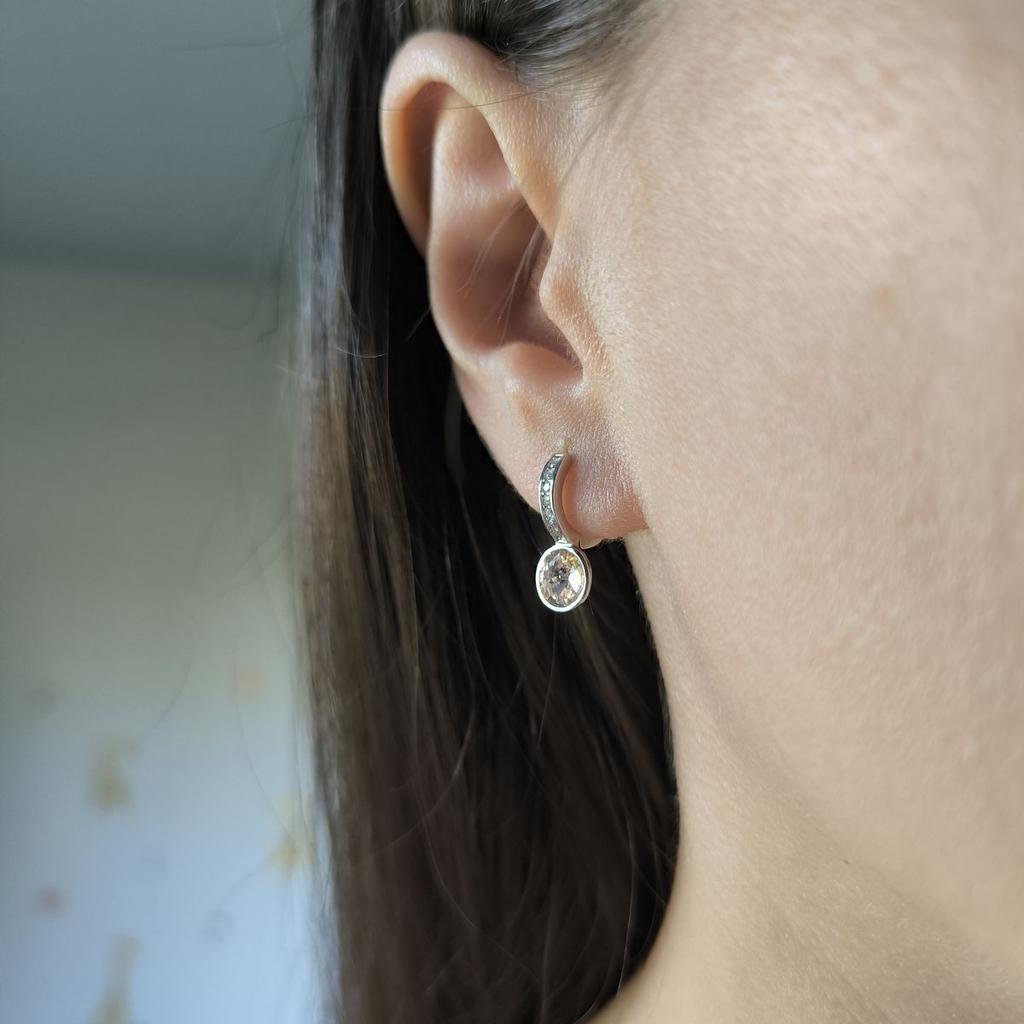 Silver Earrings with Cubic Zirkonia (60002295)