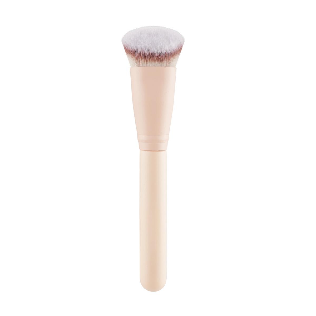 

New product hot-selling single slope foundation brush dense three-color hair soft high-quality makeup brush beauty tool