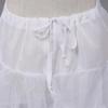 Large Two-Layer White Boneless Flower Girl Princess Skirt - Performance Costume Skirt for Girls