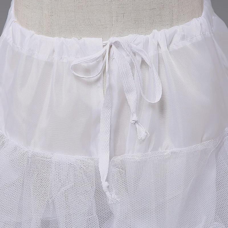 Large Two-Layer White Boneless Flower Girl Princess Skirt - Performance Costume Skirt for Girls