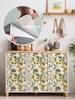 1PC Plants Lemon, Flowers, Hummingbirds, Blooming Garden Pattern, Thickened Moisture-proof Waterproof Self-adhesive Wallpaper