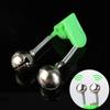 5/20Pcs Fishing Bite Alarms Fishing Rod Bells Tip Clip Bells Ring Green Abs Fishing Accessory Outdoor Pole Fish Bites Indicators