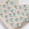 Iridescent Electroplated Acrylic Round Beads - DIY Jewelry Accessories