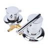 Brass Mixing Diverter Valve G1Celsius2 Male Screw Cold Hot Shower Faucets Tap Temperature Mixer for Bathroom