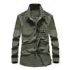 New Cotton Long-sleeved Shirts Quick-drying Men's Tactical Clothing Outdoor Camping Large Size Shirts