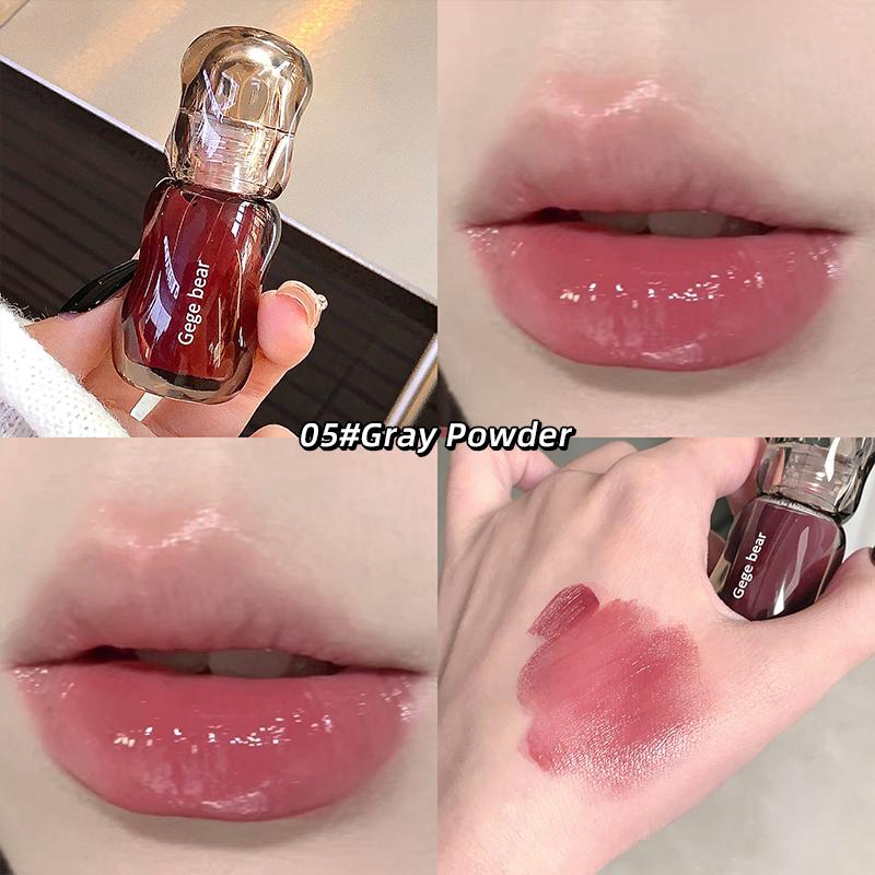 

Gege Bear Big Ice Bucket Crystal Translucent Lip Glaze Lip Gloss
