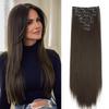 Women's High Temperature Hair Patch 16 Card 7-Piece Set Long Straight Hair Clip Hair