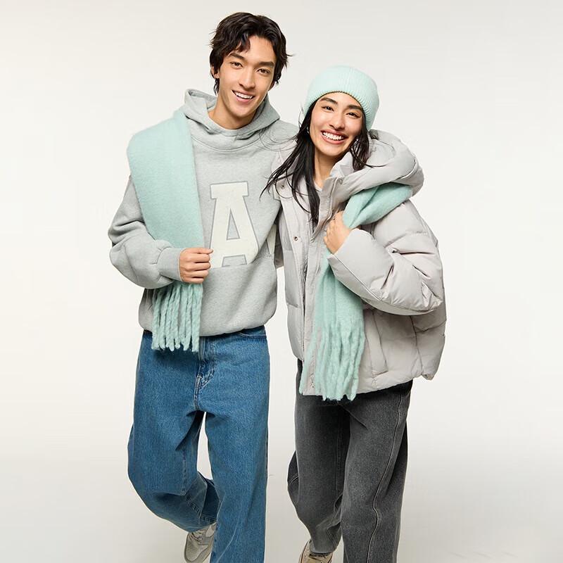 Gap Unisex Logo Print Fleece Pullover Hoodie