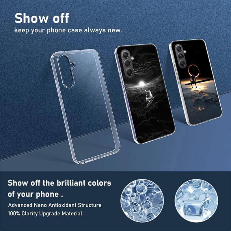 Silver Surfer Phone Case for Samsung A16 A26 A36 A56 A17 A37 A57 A07 A06 A02S A03 A04S A05S Galaxy Note 20 10 A50S A71 A51 A31 A