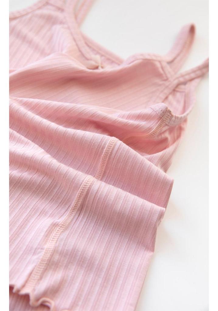 Children's Summer Strappy Tank Top with Sweet Bow - Comfortable Modal Fabric