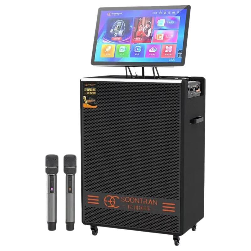 Songchuan SA20 Portable Outdoor KTV Speaker with 19-inch Display (CN Version)
