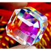 Certified Natural Mystic Topaz Rainbow Color Cube Cut Excellent Loose Gemstone