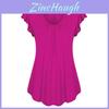 Casual Womens Summer Dress With Pleated Skirt And Ruffle Sleeves For Spring Fashion