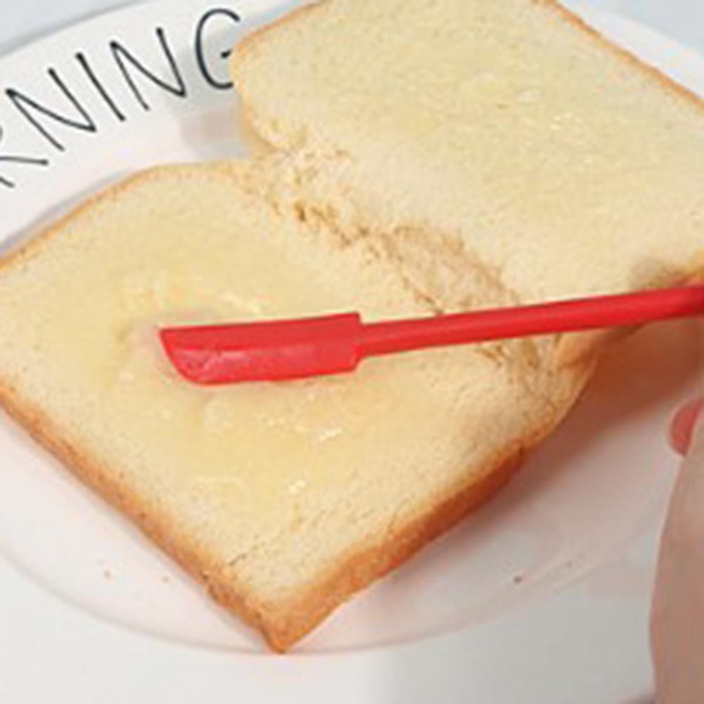 Silikon-Schaber-Spatel, schwarz, bequemer Griff, doppelendig