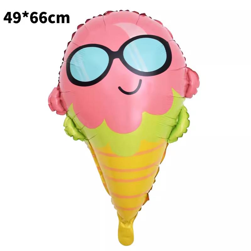 Ice Cream Cone Popsicle Balloon - Summer Party Decoration