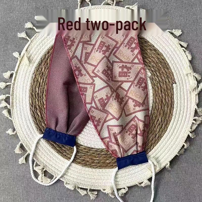 Extended Back Scrubber: Wide, Textured Towel for Deep Cleaning and Exfoliating