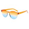 Frameless One-Piece Sunglasses, One-Piece Dopamine Rimless Sunglasses, Candy-Colored Men'S And Women'S Sunglasses
