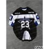 Hot Sell Summer Men Sports Comfortable Men's T-Shirt 23 Stripe