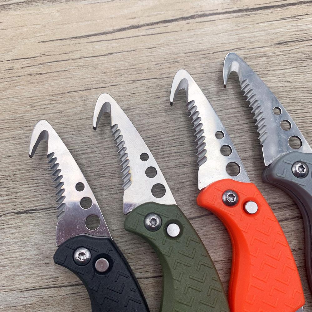 Portable Multi-purpose Keychain Open Box Knife, Quick Rope Cutter Car Emergency Daily EDC Cutting Tool