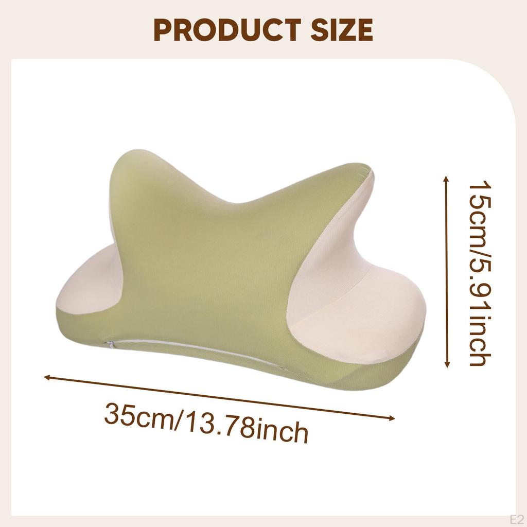 Office Nap Pillow Elegant Neck Support Ice Silk Desk Sleeping Napping Green