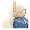 LOUIS VUITTON Vivienne Shearling Backpack Regular Women's White & Blue M26786