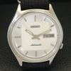 VINTAGE SEIKO AUTOMATIC 7009A JAPAN MENS SILVER COLOR DIAL WATCH A701449-5 R206b-a701449