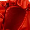 1PC Ins pleated toilet bag large capacity portable portable red wedding souvenir storage bag pu waterproof cosmetic bag
