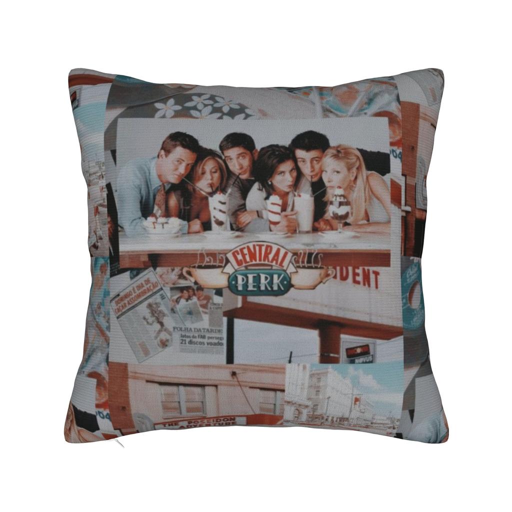 Friends Tv Show Pillowcase Soft Polyester Cushion Cover Gift Pillow Case Cover Car Zippered 40X40Cm