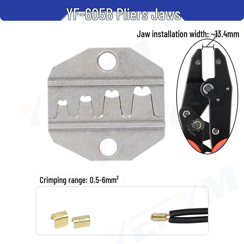 YF Electrician Hand Tool: Crimping Pliers Head for Cold Press Terminals