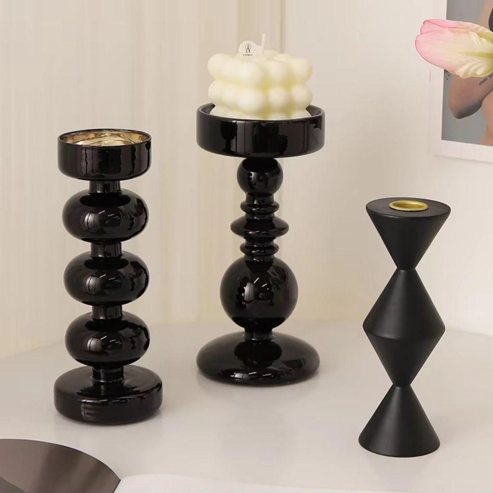 Romantic Minimalist Candlestick European Style Candle Stands Tea Light Rack Home Room Decor