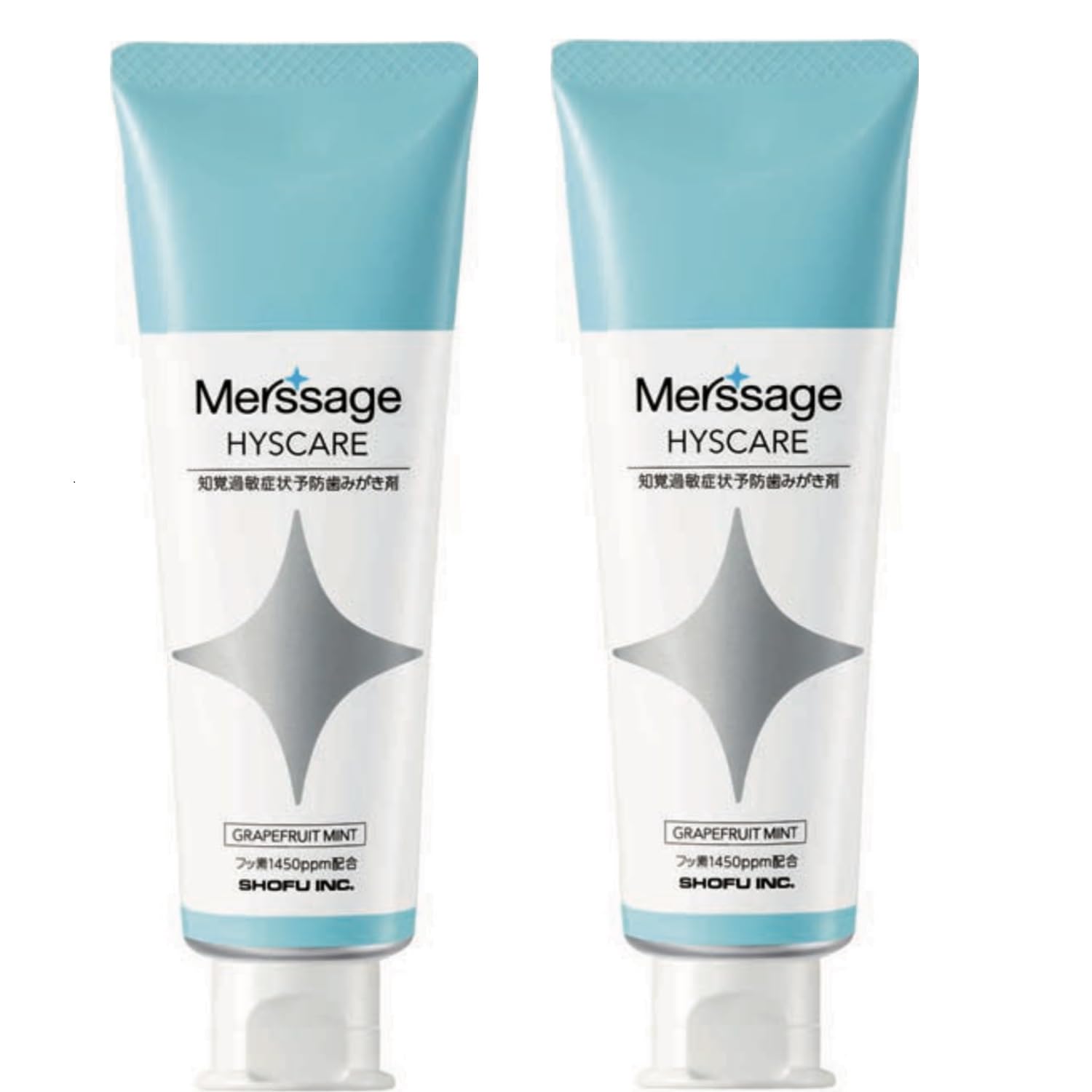 

Mersage Hiscare 80 г 1450ppm Грейпфрут Мята x 2 [Shofu] Dental Exclusive/Quasi-drug
