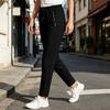 Damen Casual Hose mit elastischem Bund und Taschen, Kordelzug, verstellbare Passform, leichte gerade Hosen für den täglichen Gebrauch