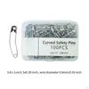 Curved Safe Pins Bending High Strength Steel Quilting for Crocheting Sewing