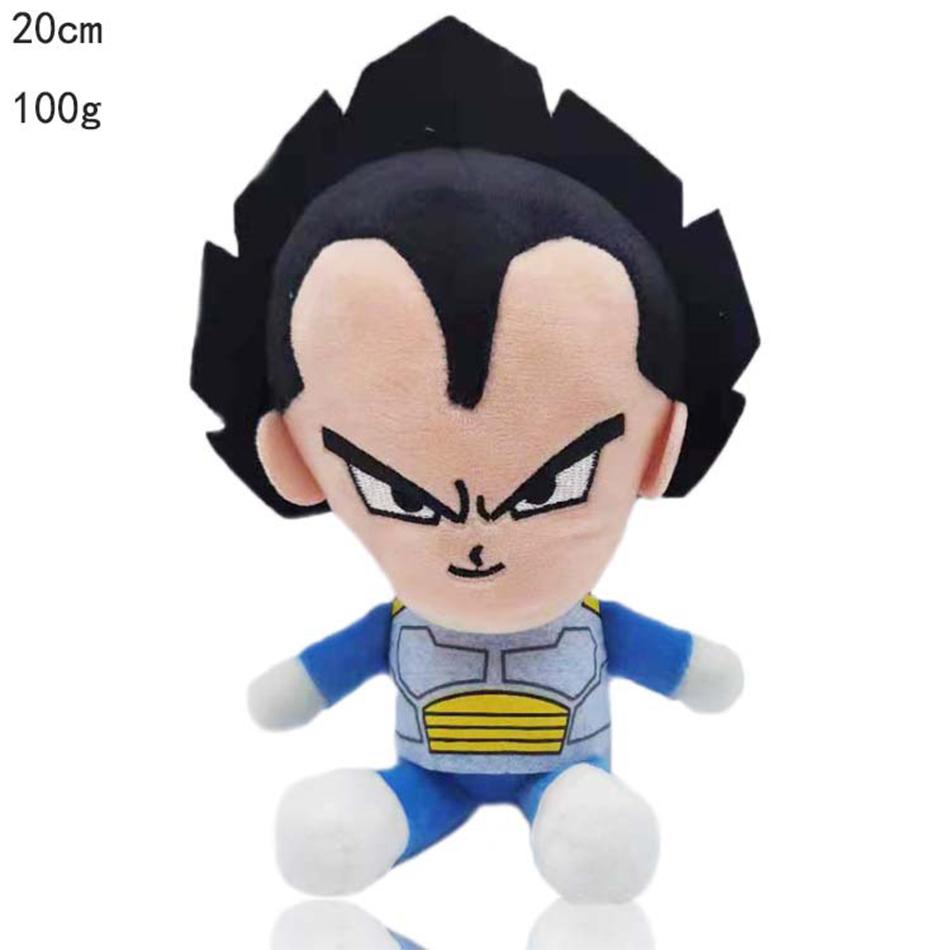 Dragon Ball Japan Anime Plush Toys Super Saiyan Goku Vegeta Picollo Trunks Gohan Cartoon Figure Stuffed Dolls Child Gifts
