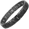 Magnetic Hematite Bracelets for Men Women 316L Stainless Steel Power Balance Energy Magnets Stones Bracelet Jewelry Gift with Adjustment Tool