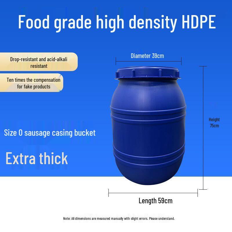 Multifunctional Square Food Grade Plastic Bucket: Composting, Water Storage, Fermentation, Oil Drum, Honey Seal, Chemical Use.