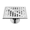 Heavy Duty Outdoor Yard Floor Drain, Removable Steel Block Grate With Robust Construction For Versatile Applications