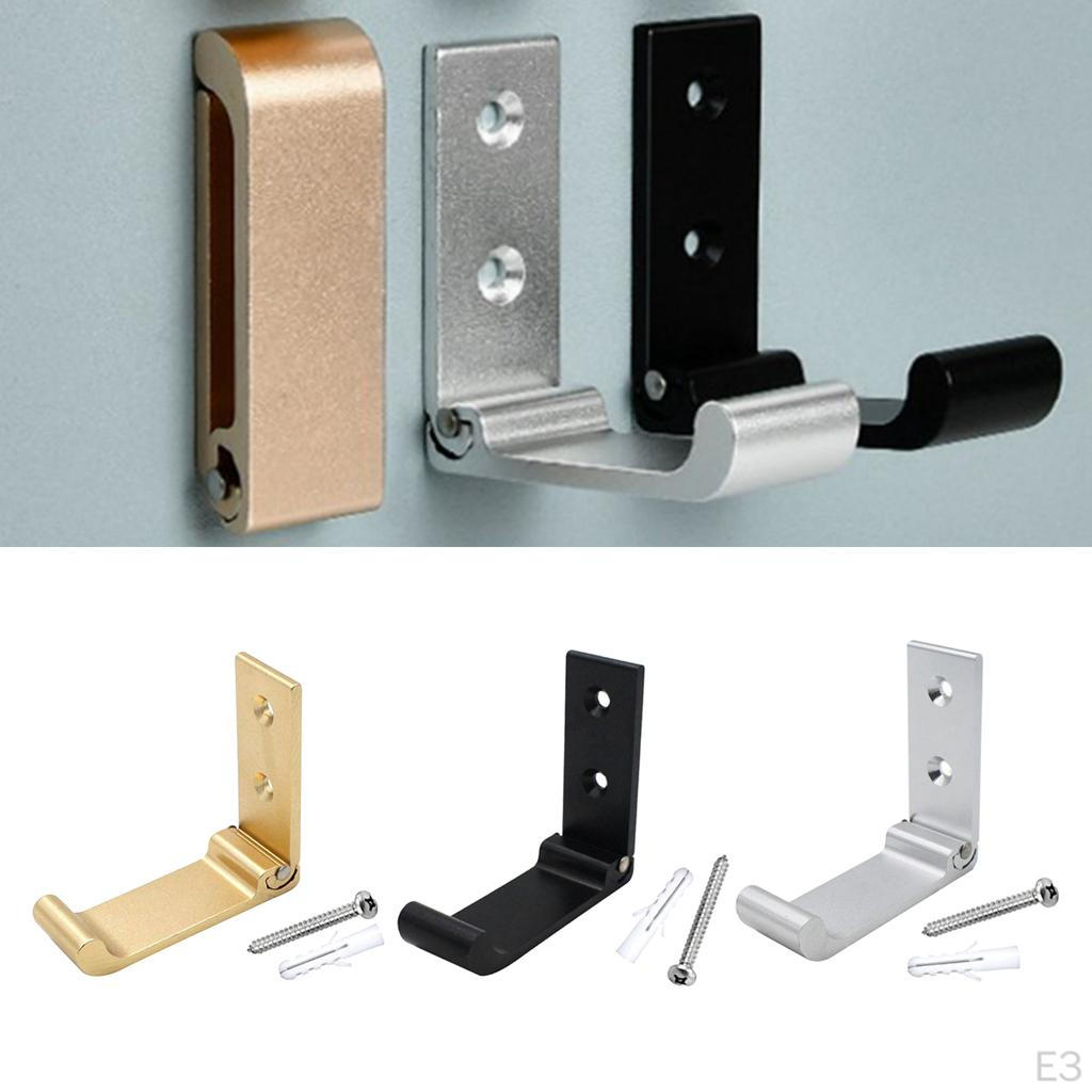 Alloy Foldable Hook, Heavy Duty Wall Mounted Hook , Scarf, Towel, Key, Cup, Hat